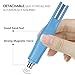 3 in 1 Cat Eye Magnet for Nails, Upgraded Nail Magnet Pen with Strong Magnet for Cat Eye Gel Polish - Heart, French, Stripe Effects, Professional Nail Art Tool for Salon, Home DIY (NAT268-Blue)
