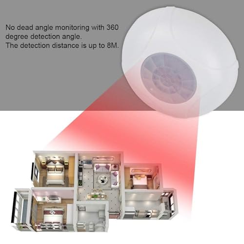Détecteur de plafond 360 anti-interférence capteur mouvement précis - 5