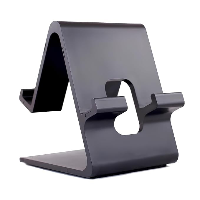 Mobile Phone Stand Holder | Anti-Slip Tabletop Smartphone Stand for Video Calls, Online Classes & Charging | Adjustable Viewing Angle Phone Holder for Office & Home-image-49