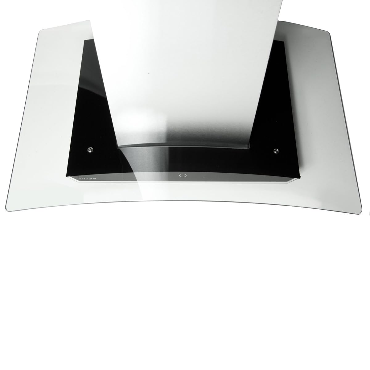 Cappa aspirante 90 cm | cappa a isola | acciaio inossidabile | vetro nero | Wi-Fi, funzione SensorTouch | SINUS-ISO-HC