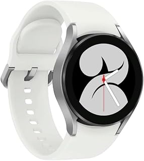 SAMSUNG Electronics Galaxy Watch 4 40mm Smartwatch with ECG Monitor Tracker for Health Fitness Running Sleep Cycles GPS Fall Detection Bluetooth US Version, Silver (Renewed)
