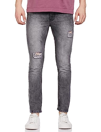 Jean stretch noir taille 32 coupe mi-haute élasticité durable