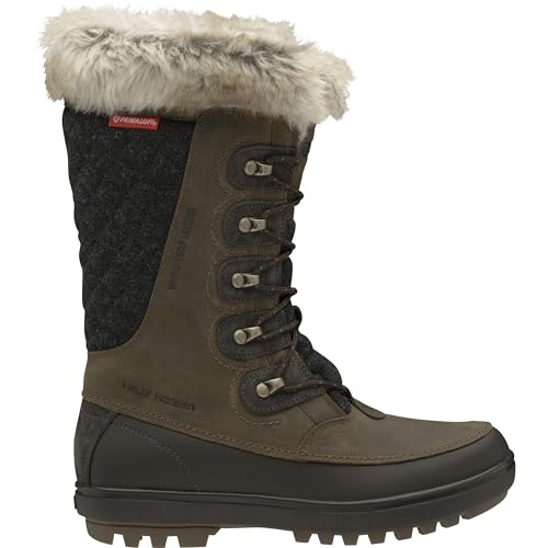 Image of Helly Hansen Womens Garibaldi VL Insulated Winter Boots | Insulated Waterproof Nubuck Leather, Faux Fur Lined, Eco Ortholite Comfort Footbed, Max-Grip Outsole