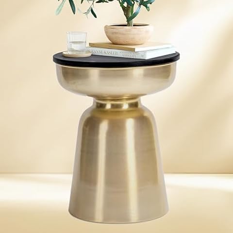 Finch Adler Brass Metal Side Table Cover