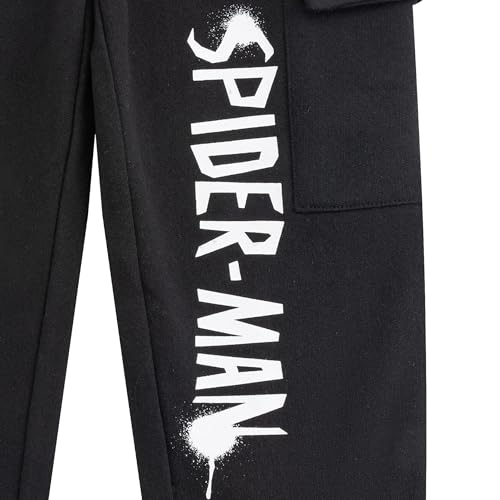 Image of Marvel Spider-Man Boys Long Sleeve Shirt and Pants Set for Little Kids