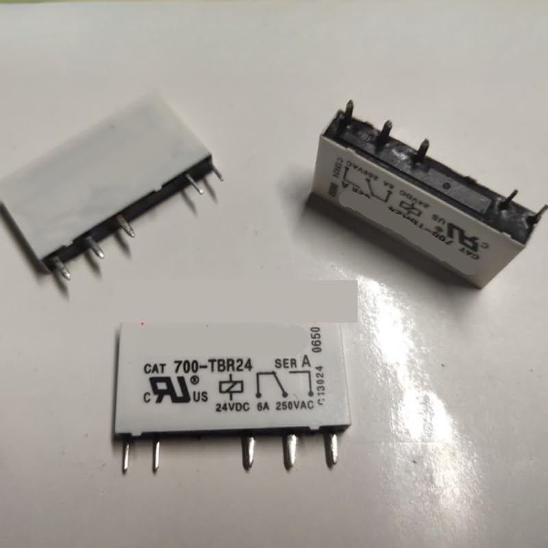 Relais CAT 700-TBR24 24VDC 6A 5 broches pour circuit imprimé