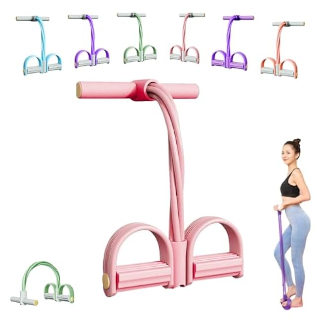 Stirrup Puller for Exercise, 2025 Upgraded Stretching Belt, Latex Pull Rope Fitness Equipment, Used for Strength Training, Abdomen, Waist, Arms, Legs, Home Fitness Equipment