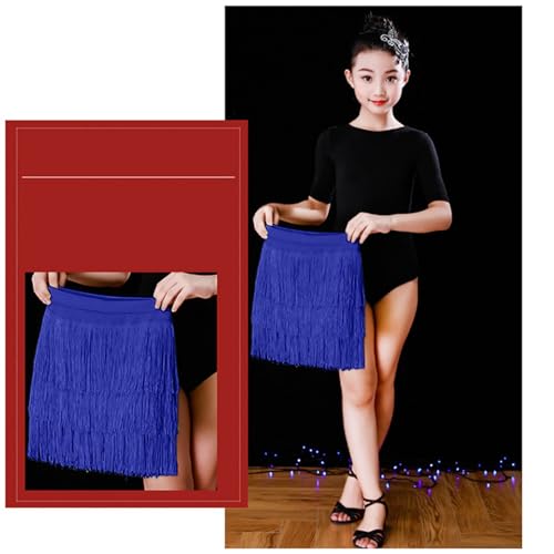Kids Girls Tassel Dance Skirt Latin Ballroom Layered Fringe Dancewear Toddler Girls Fall Outfits2