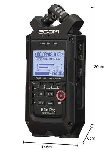Zoom - H4nPro-BLK - grabador 4 pistas - interfaze USB - color negro