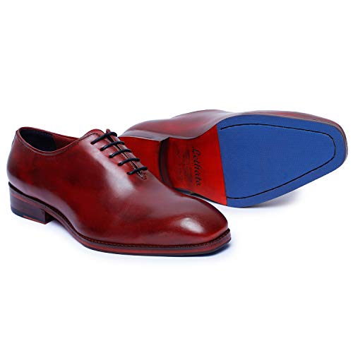 Image of Lethato Handcrafted Wholecut Oxford Men's Genuine Leather Lace Up Dress Shoes