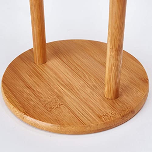 Soporte para botellas de vino de madera y metal miniatura 4