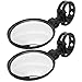 Bike Mirrors for Mobility Scooters 40 Mm Thread Cycle Mirror,1 Pair Round Rearview Mirror Safety Wide Angle Reflective Back Mirror Cycling Equipment for Bike Scooter