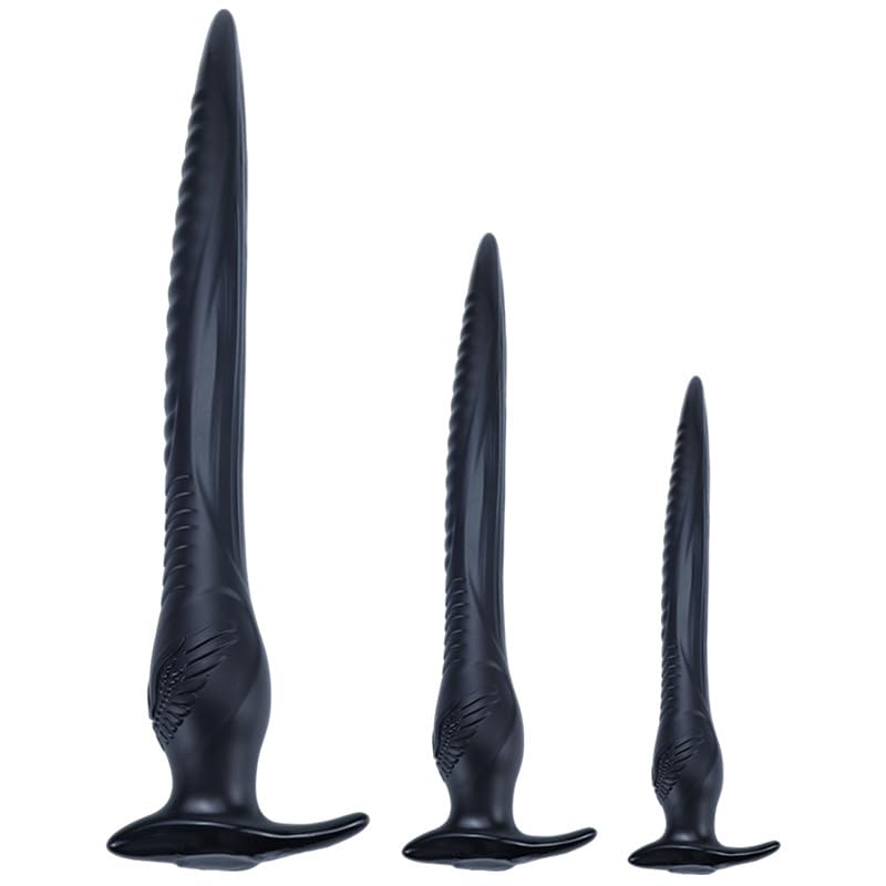 Thlsexy Analplug Riesenbuttplug für G-Punkt und Prostata für Anfänger und Fortgeschrittene sex Spielzeug für die Frau und Männer Für tiefe Penetration & aufregende Erlebnisse（M/Schwarz）