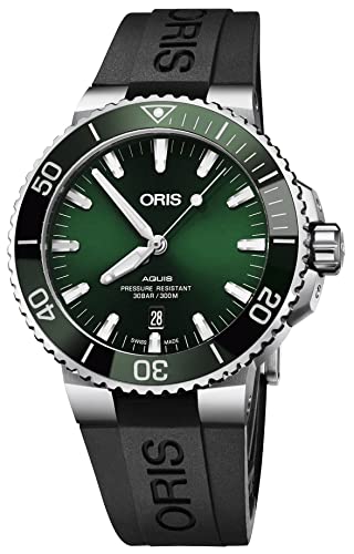 Oris Aquis Date Automatic Green Dial Men's Watch 01 733 7730 4157-07 4 24 64EB