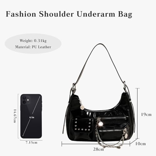 Image of CORIOS Ladies Fashion Handbag - Soft PU Leather Crossbody, Top-handle, Messenger, Medium Hobo Bag
