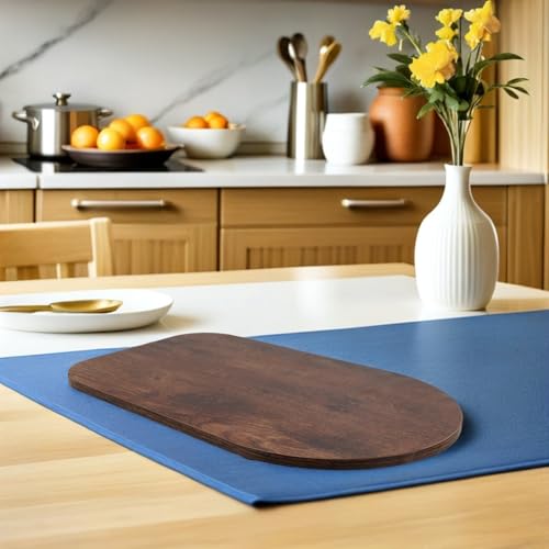 Base de madera para batidora de cocina premium con aislamiento de vibración 7