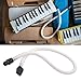 Nawwgy Melodica Flexible Tube Replacement Blowpipe Mouthpiece Tube Instrument Accessories Universal Mouth Organ Long Blowpipe
