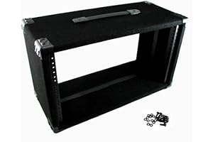 Procraft 6U 9" Deep Equipment Rack 6 Space for Guitar Effects Pedals