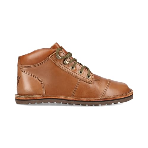 Image of JIM GREEN Men's Barefoot African Ranger Boots Lace-Up Water Resistant Full Grain Leather Work or Hiking Boot