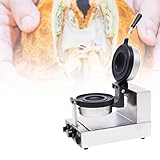 ZHJOPP Kommerzielles elektrisches Hamburger-Waffeleisen, 1300W/2400W antihaftbeschichtete Hamburgerpresse aus Edelstahl, Panini Press Sandwichmaker, geeignet für Familienfeiern (A)