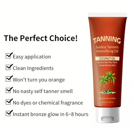 Gotas bronceadoras Sunless Tanning Lotion autobronceadoras e hidratantes con efecto natural (2 ud.) 6