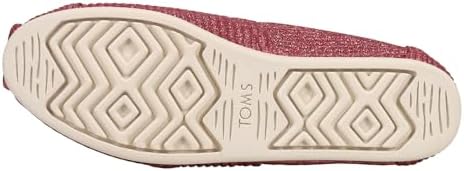 TOMS Womens Alpargata Slip On Flats Casual - Red - Size 8.5 B | Image 4