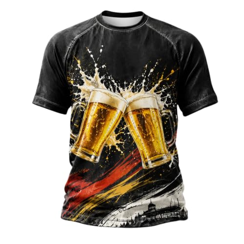 T-Shirt de Sport Homme XXXL Confort Regular Fit Contre la Transpiration