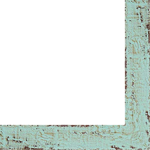Picture Frame Moulding (Wood) 100ft Bundle - Distressed/Aged Color Finish - 1.125" Width - 1/2" Rabbet Depth