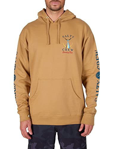 Image of Salty Crew Men's Tailed Hood Fleece - Men's Fashion Casual Long Sleeve Hoodie Cotton - Lifestyle Beach Apparel