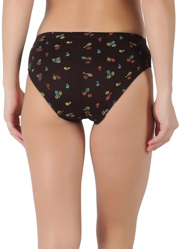 Image of Dollar Lehar Super Combed Cotton Women's Printed Hipster Panty - Actual Print May Vary