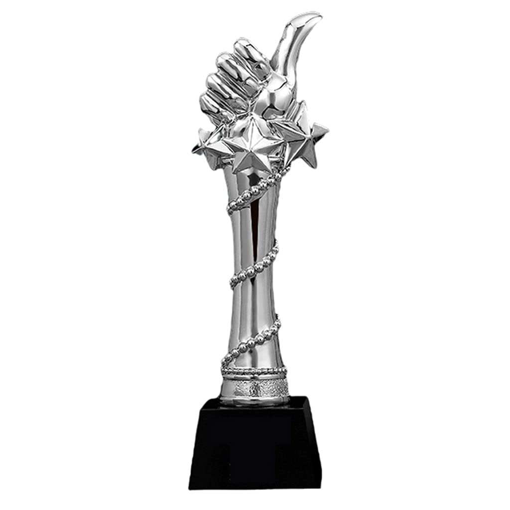 medallas y premios Resina Pulgares Premiar empleados destacados de la Empresa Juegos Adornos de Regalo conmemorativos Paquete de Regalo