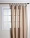 SARO LIFESTYLE 280 Coconut Grove Curtain, 55-Inch by 94-Inch, Natural