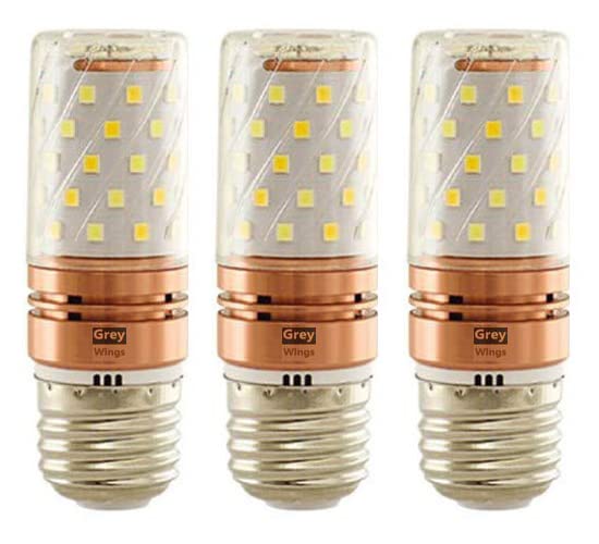 Image of LED Colour Changing E27 Bulb, 12W Multi-Coloured, Warm White /Cool White /Natural White, High Brightness LED Light for Home, Pack of 3
