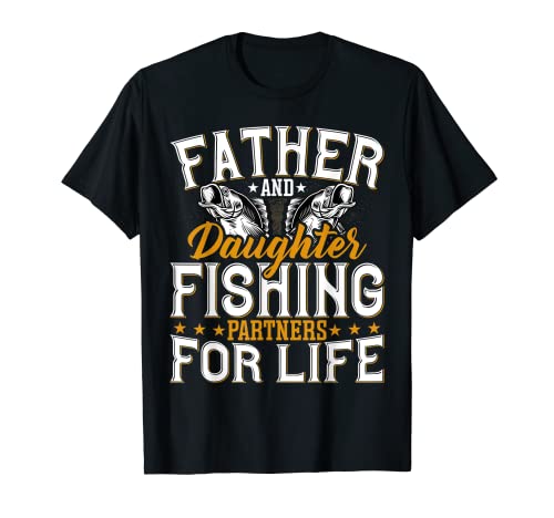 Fishing Lover - Funny Father and Daughter Fishing Partners Camiseta
