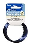 Darice Craft Designer Permanently Colored Copper Wire - BLUE