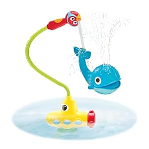 Yookidoo – Ballena Spray Submarino, juguete para bañera, juego agua para niños y bebés de 1 a 6 años
