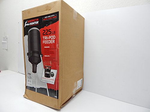AMERICAN HUNTER Tripod Feeder Digital 225 lb. Capacity Black