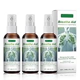 3 Pcs Lung Cleansing Spray Lungpure Spray Lungenreinigungsspray Herbal Lung Spray Lungenspray Lunge Reinigen Es Befeuchtet Den Hals Lindert Beschwerden Und Fördert Eine Reibungslose Atmung