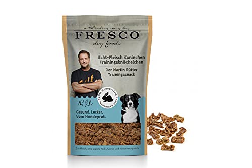 Martin Rütter Trainingsknöchelchen Kaninchen für Hunde | gesund und natürlich | Fleischprodukt Monoprotein | getreidefrei | ohne künstliche Zusätze | Made in Germany