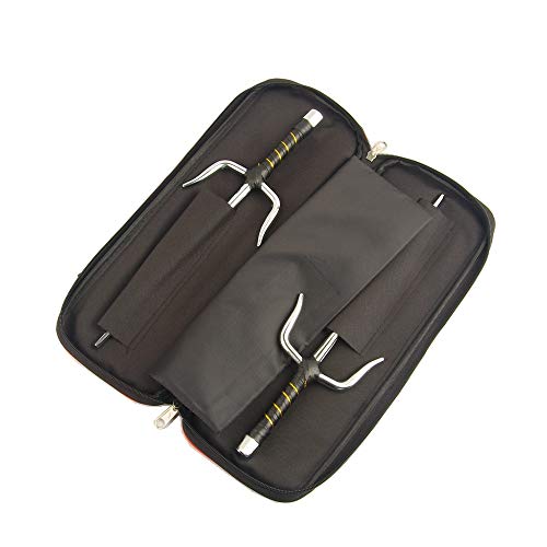 Japanese Octogan Sai - Black Finish - 18 inch Length