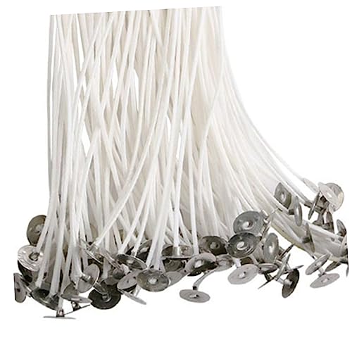 200 piezas mechas para velas con base 9 cm miniatura 5