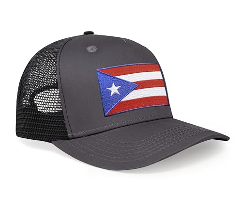Image of International Tie State Hat for Men and Women, Adjustable Snapback Trucker Baseball Cap with Embroidered Patch