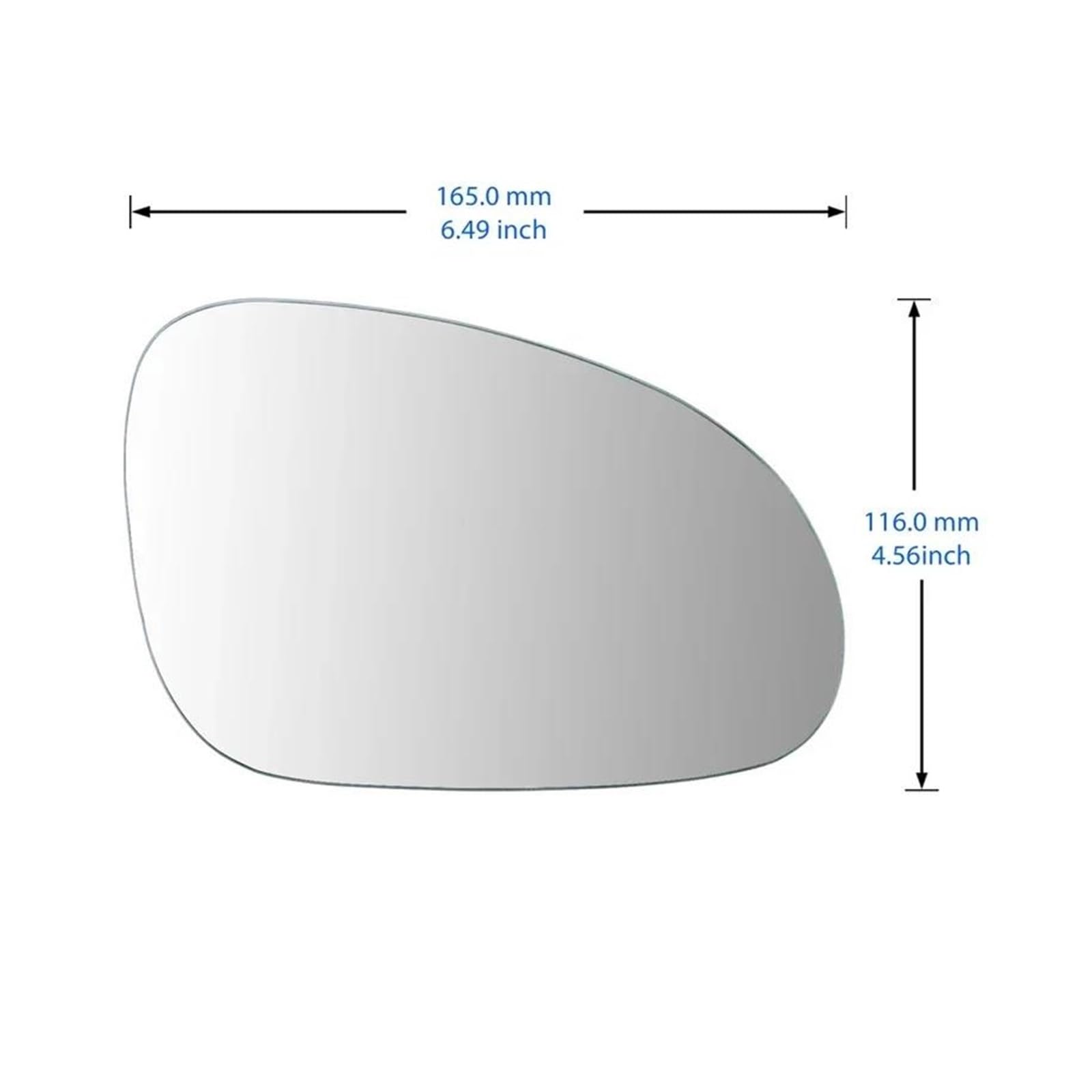 Verre Rétroviseur Latéral Droit Voiture Pour Passat B6 2005 – 2010