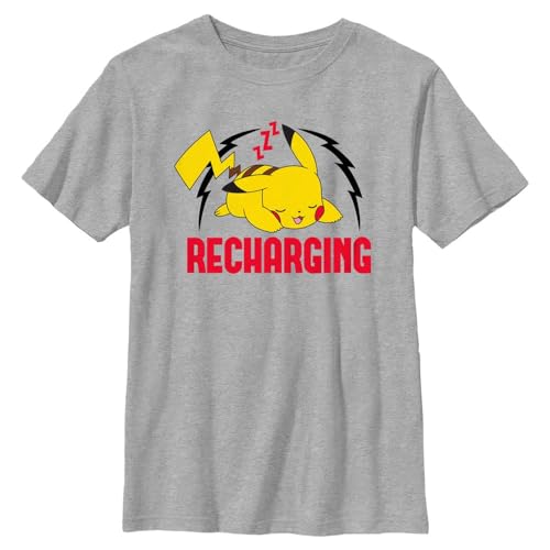 T-shirt Pokémon Pikachu endormi haut manches courtes vêtement garçon fille