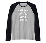 This Guy Loves Cricket Raglan