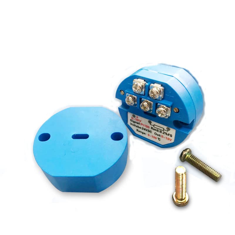 Integrated Temperature Transmitter Module PT100 Thermal Resistance Output 4-20mA - (Color: -20-60C 4-20MA/ Size: Cooling Fin Display)