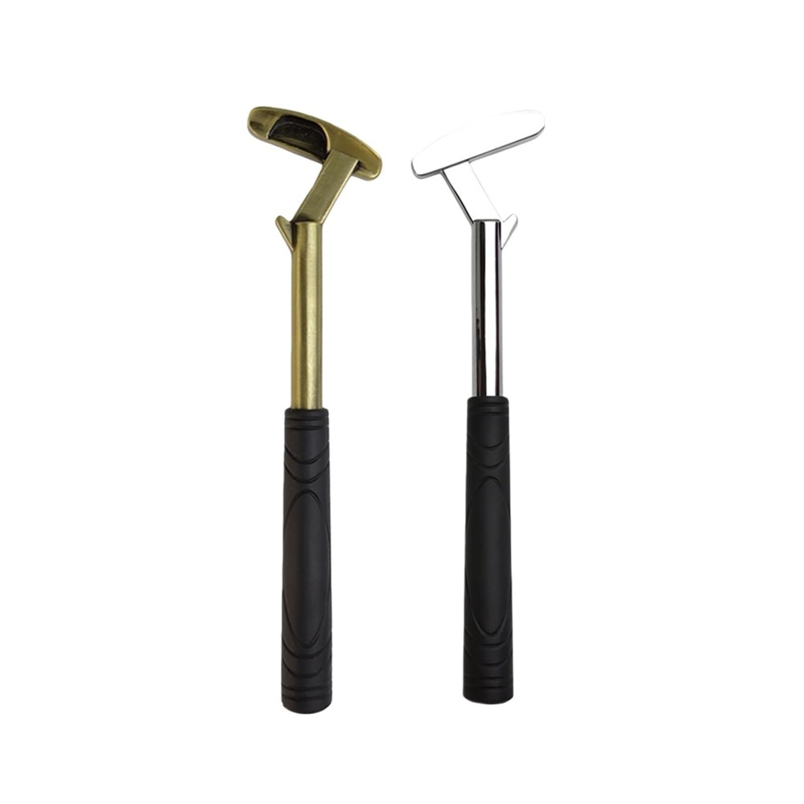Flaschenöffner Für Küche Bierflaschenöffner aus Metall in Golfeisenform for Familienfeiern und Partys Bar Camping(Bronze+Silver)