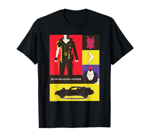 Image of WB 100: Mad Max One Man Can Make a Difference Icons Poster T-Shirt