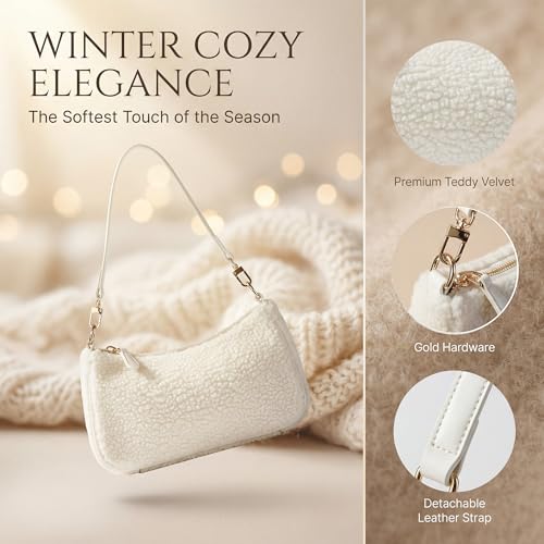 Image of VODIU Clutch Tote Handbags with 2 Removable Straps and Zipper Closure Crossbody Bags Shoulder Purse Handbag for Women