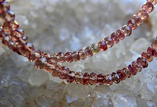 Saphir Songea facetté rouge et rose, finissez vos colliers fins sans perles ternes décevantes
